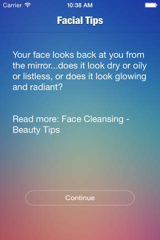 Facial Tips - náhled