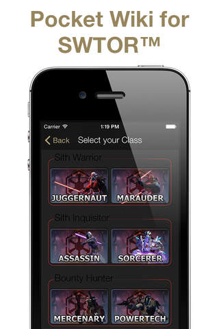 Pocket Wiki for SWTOR™ - náhled
