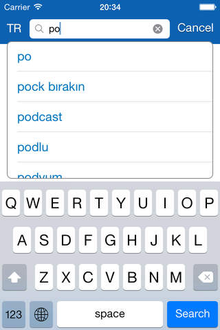 Russian <> Turkish Dictionary + Vocabulary trainer - náhled
