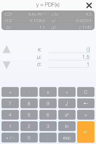 Bell Curves - graphing calculator for the normal d - náhled