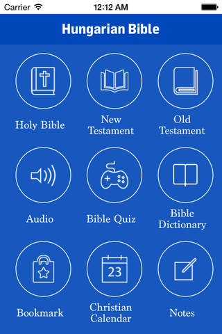 Hungarian Bible - náhled