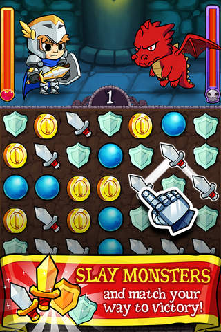 Puzzle Lords - Match-3 Battle RPG Game - náhled