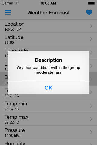Weather Forecast Simple - náhled