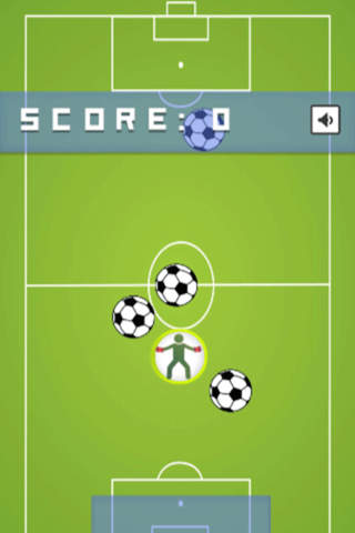 The endless soccer of goal keeper protect and defe - náhled