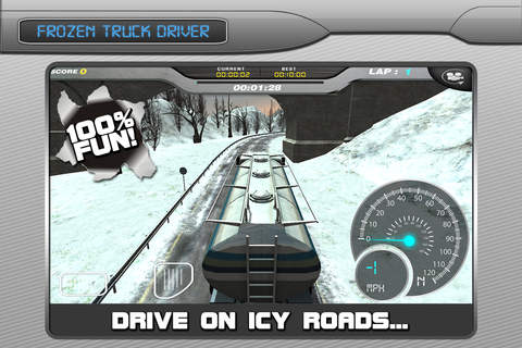 Frozen Highway Truck Driver 3D - náhled