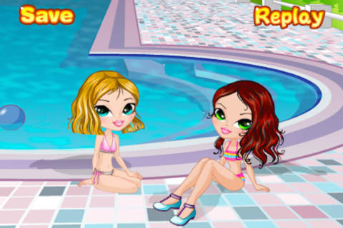 At the Pool Dress Up - náhled