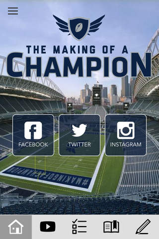 Champion App - náhled