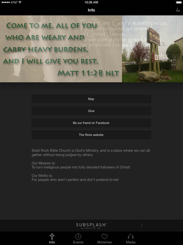 Solid Rock Bible Church screenshot 4