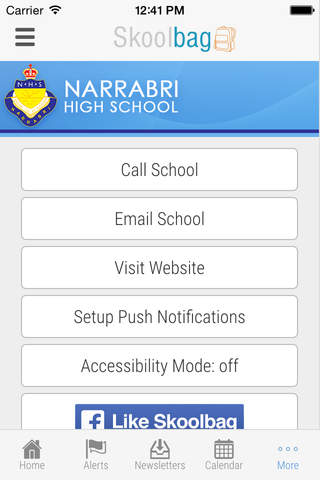 Narrabri High School - Skoolbag - náhled