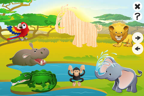 A Find the Shadow Jungle Learning Game for Childre - náhled