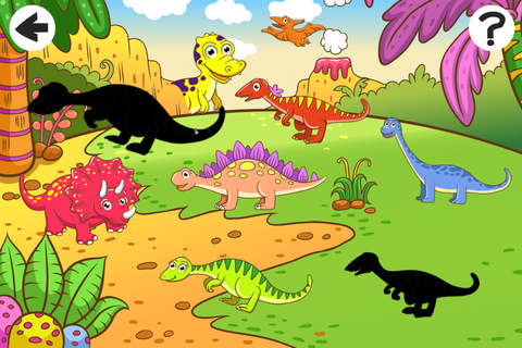 A Dinosaurs Shadow Game: Learn and Play for Childr - náhled