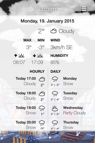 NiceWeather - Weather in a Comic World - náhled