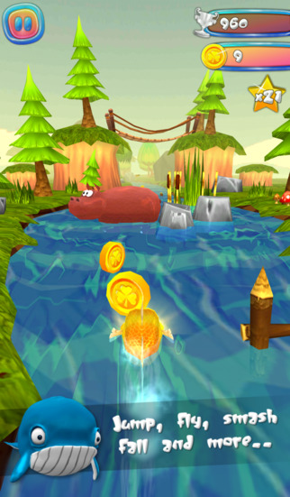 Choppy Fish - Endless Forest Run screenshot 3