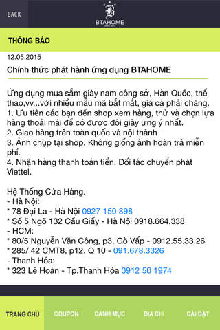 Cửa hàng giày BTAHOME - náhled