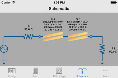 Filter Designer Mobile - náhled