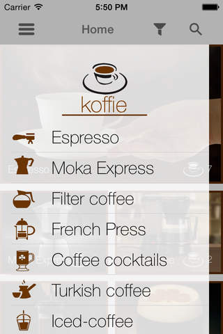 Koffie - Alle recepten van cappuccino tot macchiat - náhled
