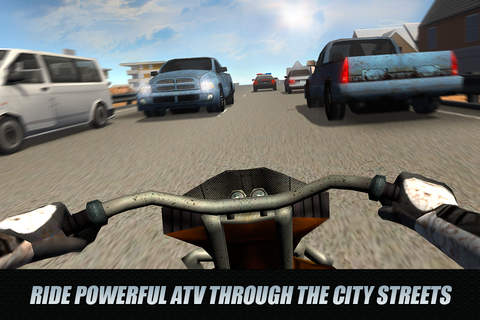 City Traffic Rider 3D: ATV Racing - náhled