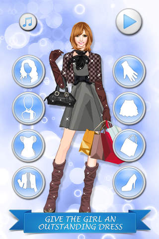 Dress Up a Shopaholic Girl - Beauty salon game for - náhled