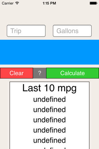 Simple MPG Calculator - náhled
