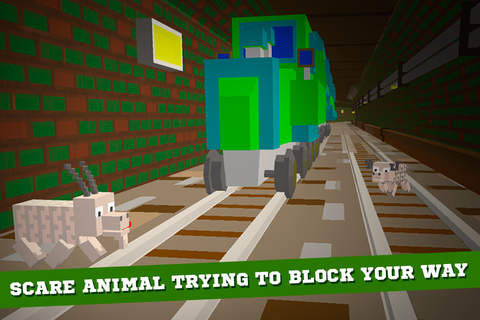 Pixel Subway Train Simulator 3D - náhled