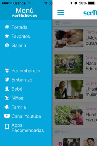 Ser Padres App. Embarazo, bebés, niños, familia, a - náhled
