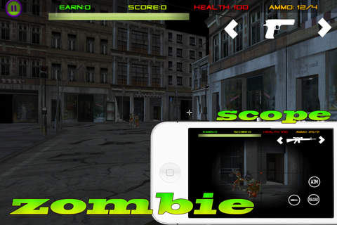 3d Zombie Plague Crime Scene Shoot-er Squad Elite - náhled