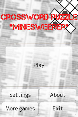 Crossword Puzzle: Minesweeper - náhled