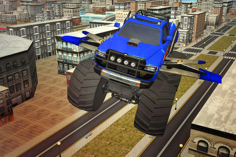 Flying Truck Pilot Driving 3D - náhled