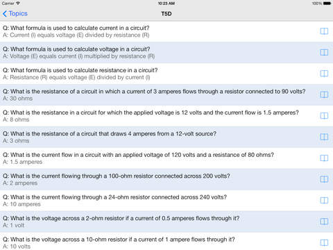 Amateur Radio Technician Test Questions & Answers screenshot 10