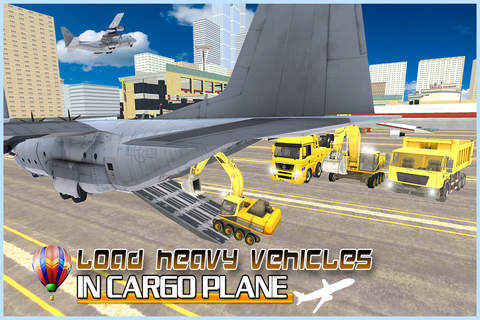 Cargo Plane Heavy Machine - Heavy Machinery Transp - náhled