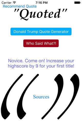 Quote Generator - náhled