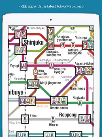 Tokyo Metro Map - náhled