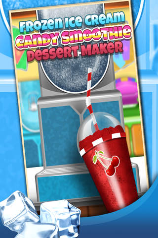 A Frozen Ice Cream Candy Smoothie Dessert Food Dri - náhled