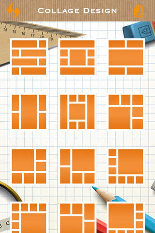 Collage Design Frames - náhled