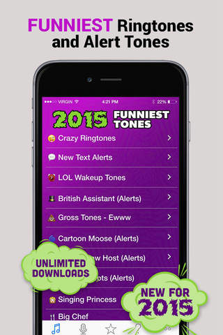 2015 Funny Tones Pro - LOL Ringtones and Alert Sou - náhled