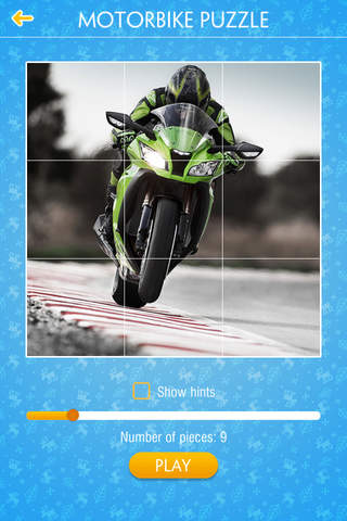 Motorbike Jigsaw Puzzle - náhled