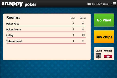 Poker Znappy - náhled