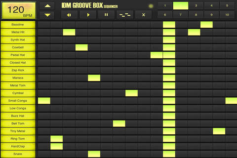 IDM Groove Box Sequencer - náhled