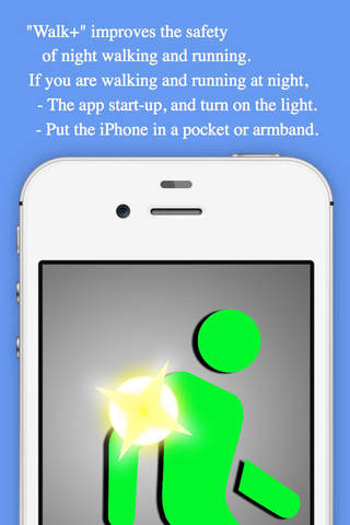 Walk+ Stand out in the walking at night. - náhled