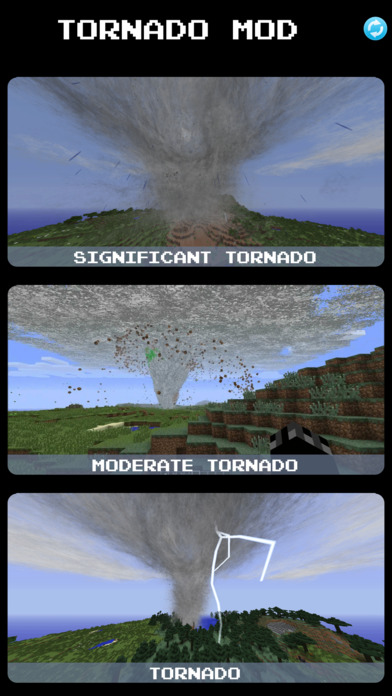 TORNADO MOD for Minecraft Game PC Edition iPhone App