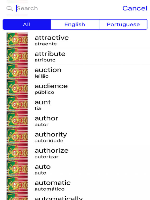 Portuguese Dictionary GoldEdition screenshot 9