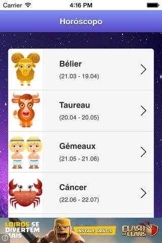 Horoscope du Jour Français - náhled