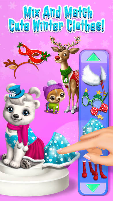 Christmas Animal Hair Salon 2 - No Ads screenshot 3