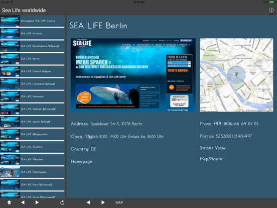 Sea Life worldwide screenshot 5