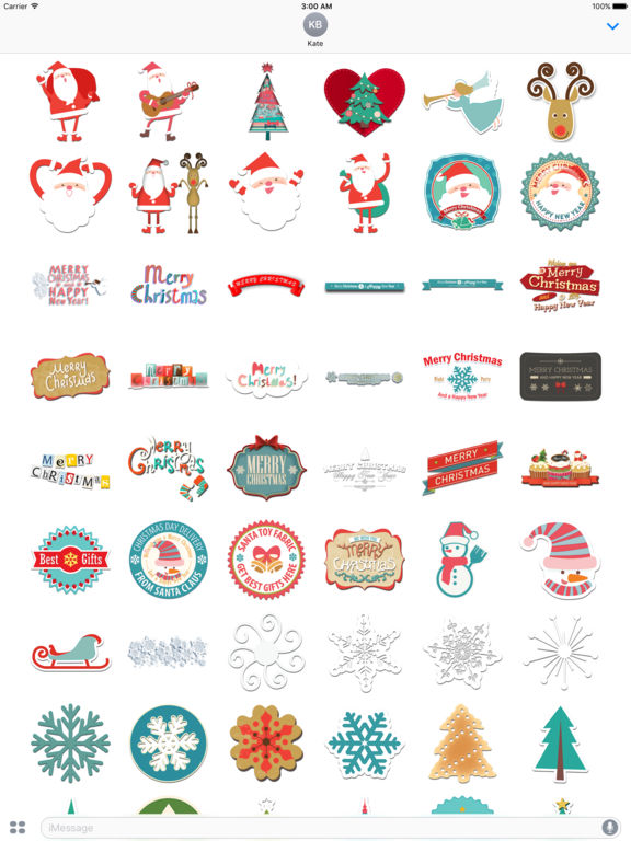 StiPia - Christmas Stickers screenshot 8
