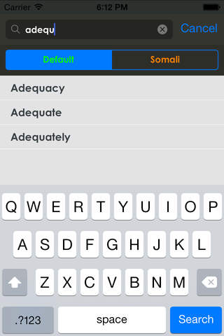 Somali Dictionary - náhled