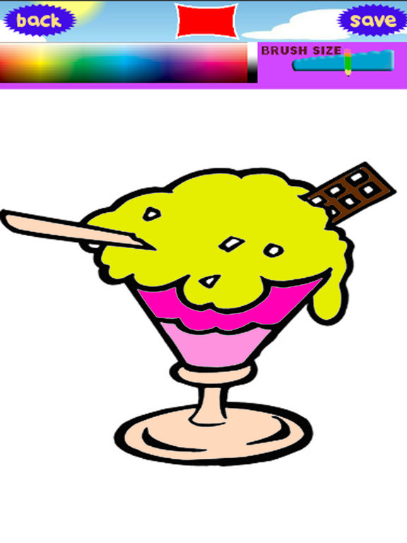 Drawing Ice Cream Games Coloring Frozen Pages Apps 148Apps