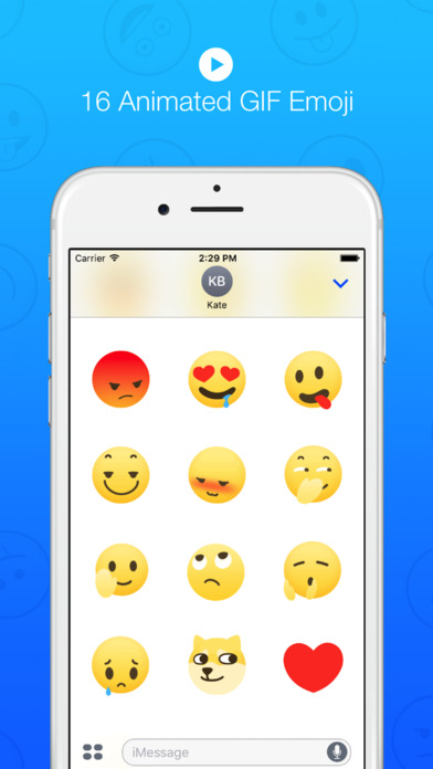 App Shopper: EMOJImoji - Best Animated Emoji Pack for iMessage (Stickers)