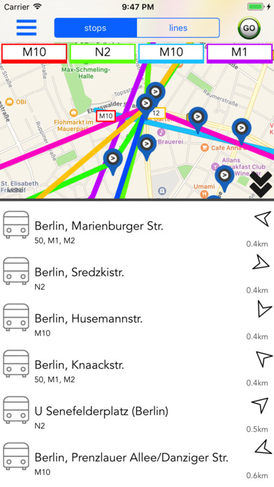 Berlin Public Transport Guide screenshot 1