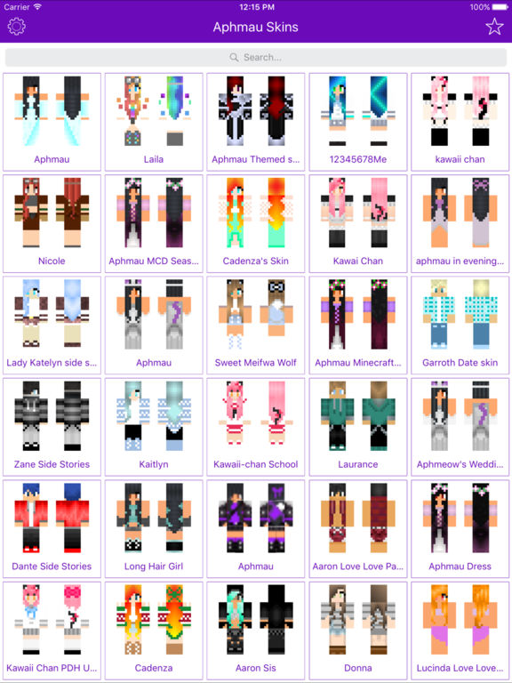 App Shopper: Skins for Aphmau - Best Skins for MCPE Edition (Reference)